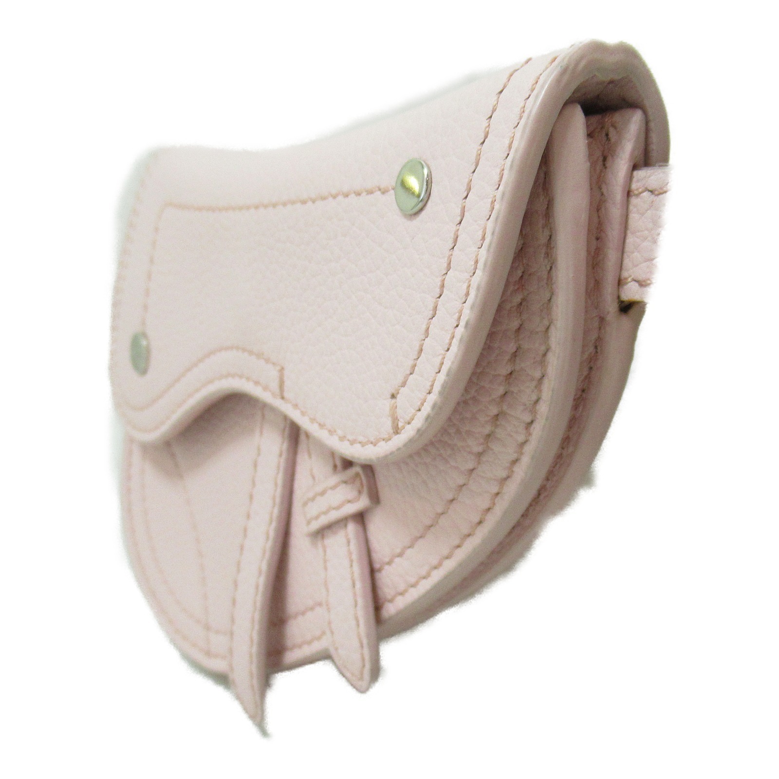 Dior Baby Pouch Pink Leather Accessory Pouch Saddle